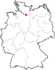 Karte Drage, Elbe